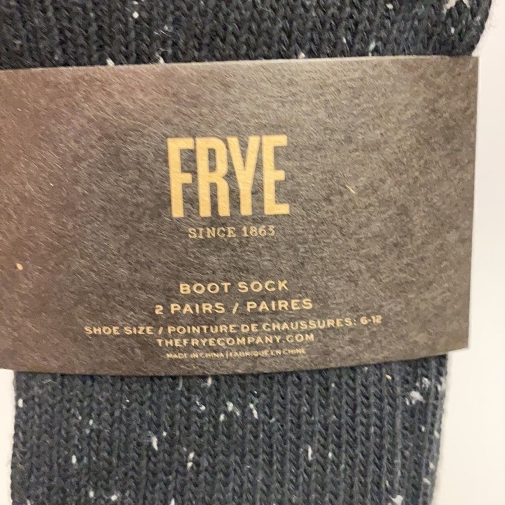 ‎Frye Men's 2-Pack Tweed Ribbed Boot Socks - Picture 5 of 8